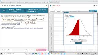 Critical Values Using StatCrunch - Right Tailed Test