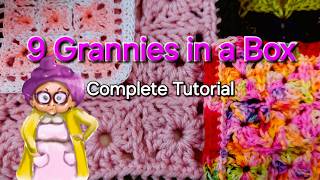 9 Patch Granny Square | Start to Finish