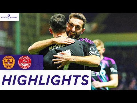 Motherwell Aberdeen Goals And Highlights