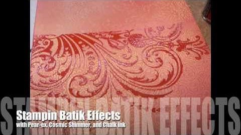 Stamping Batik Effects