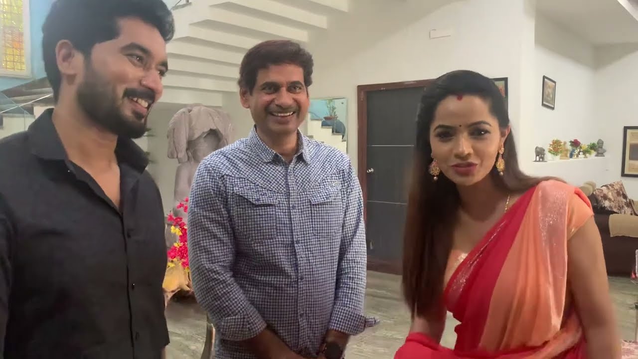 funny seens in nirupam birthday celebrations in location//dr babu