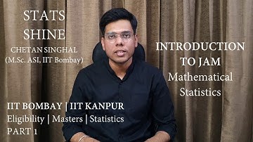 Introduction to JAM | Mathematical Statistics | IIT Bombay | IIT Kanpur |