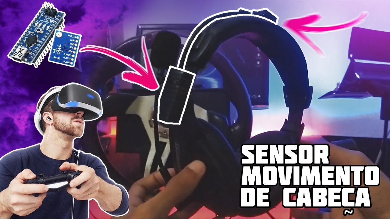 Sensor Realidade Virtual SENSOR de MOVIMENTO de CABEÇA CASEIRO - REALIDADE VIRTUAL - YouTube