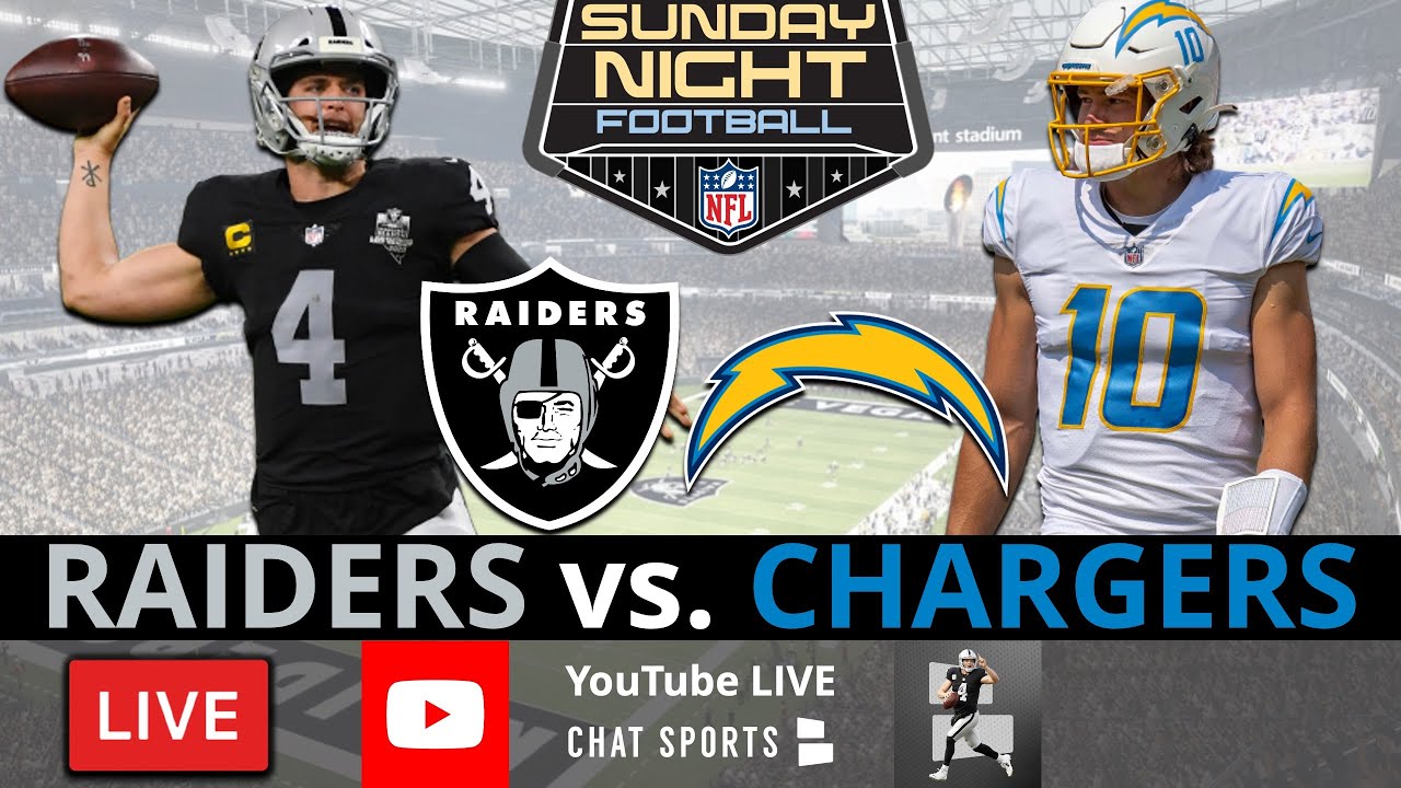 Raiders vs. Chargers Live Streaming Scoreboard, Free Play-By-Play