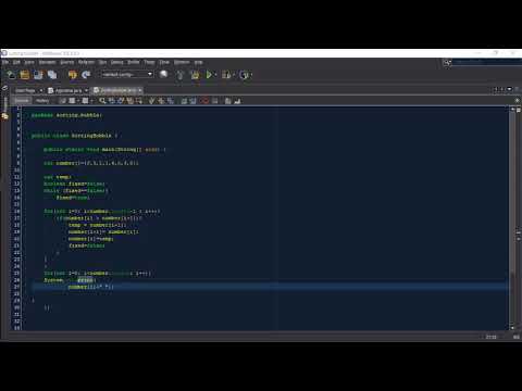 Belajar Program Java Bubble sort#unwira