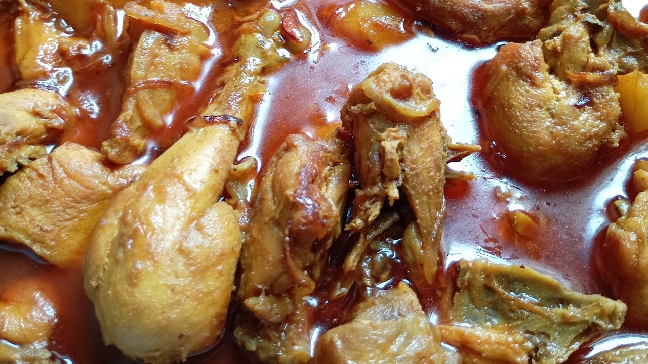 আলু দিয়ে মুরগির মাংস রেসিপি। chiken curry recipe