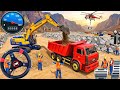 New Large City Road Construction Gameplay 🚧 - JCB Road Construction Simulator 3D! Android Gameplay