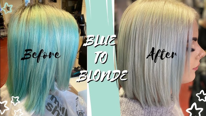 How To Bleach Blue Dye Out Of Your Hair