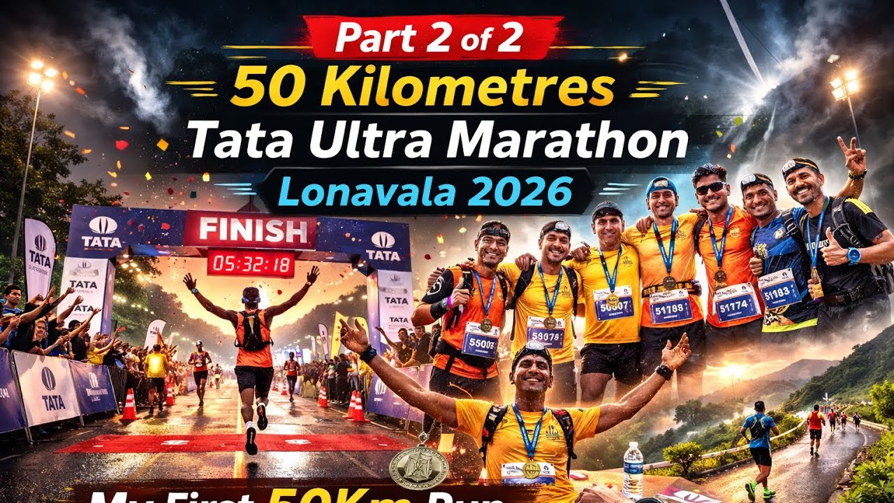 Part 2 of 50Km TATA ULTRA MARATHON LONAVALA 22 FEB 2026 #TataUltraLonavala #vlog #viral #trending