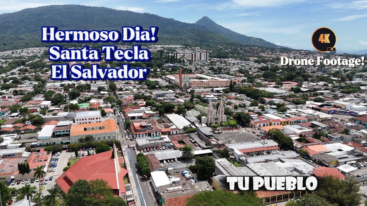 Santa Tecla El Salvador - 4K Drone