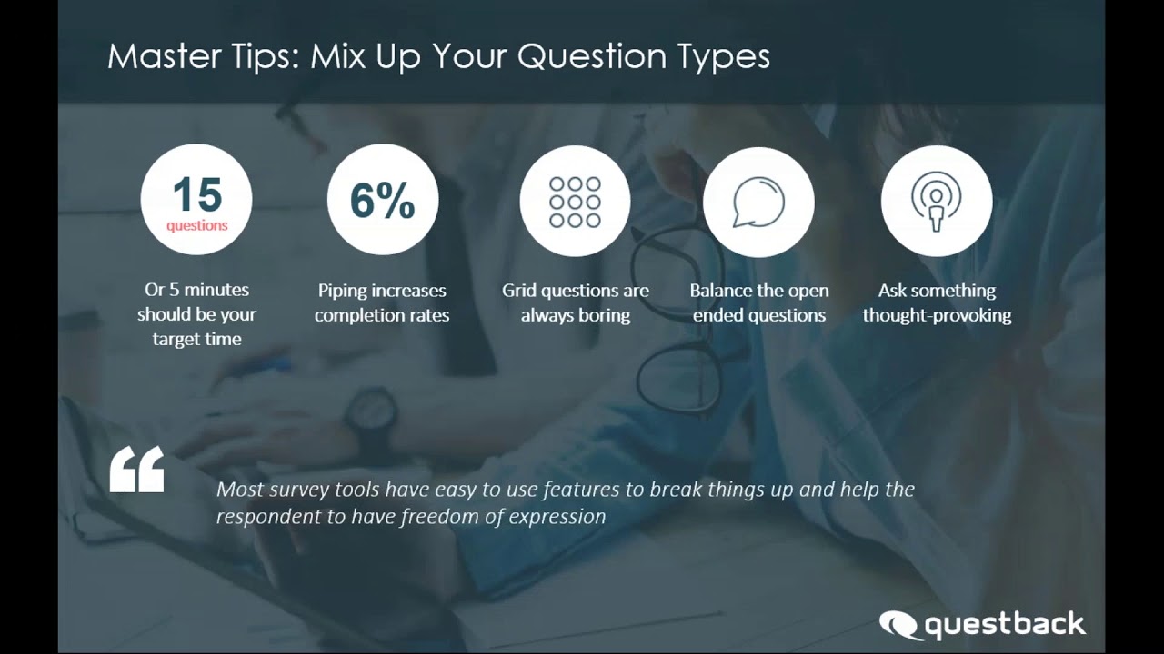 Quirk's Webinars | Master the Survey Experience