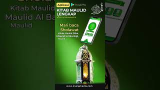 Aplikasi Kitab Maulid Lengkap (Al Barzanji, Diba, Simtuddurror) dilengkapi Qoshidah Burdah
