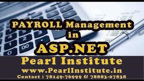 Payroll Management Project in ASP.NET by Pearl Institute Batala