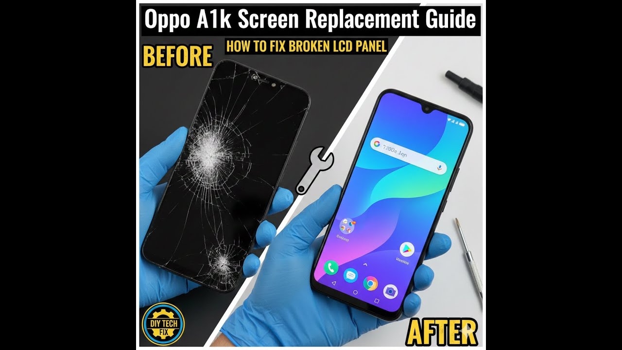 Oppo a1k panal fix