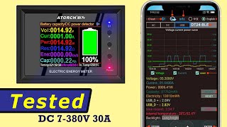 Review of DT24 HD IPS Bluetooth digital display DC Solar Battery Energy APP Voltmeter Ammeter screenshot 1