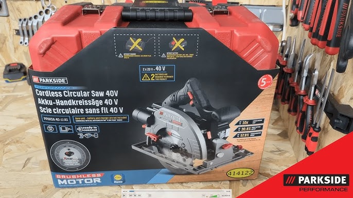 Parkside Performance 40V Circular Saw PPHKSA 40-Li A1 - YouTube