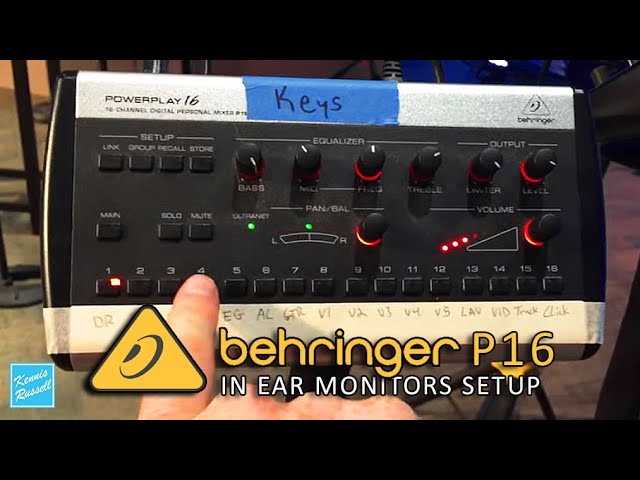 Behringer P16 Personal In Ear Monitor Mixers - YouTube