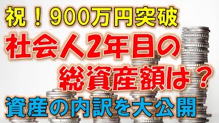 社会人2年目の総資産はいくら?祝!900万円突破!保有資産内訳も大公開!【2019年12月期総資産報告】