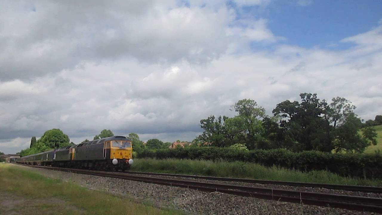 47848/812 passing Churchdown with tones on the 5V47 Kilmarnock - Laira FGW stock transfer 18/06/16