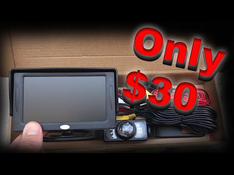 Install a Rear View Reverse Backup Camera for only $30!