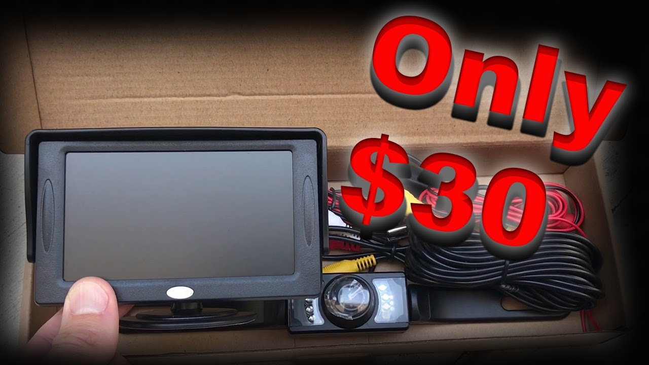 Install a Rear View Reverse Backup Camera for only $30! - YouTube