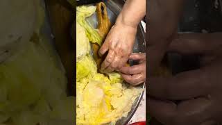 Traditional GypsyCooking | Marinated Cabbage with Meat And Gypsy Rolls