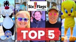 Ultimate Six Flags Over Georgia Guide: Top 5 Must-ride Attractions & Park Updates For 2024!