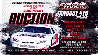 Circle Track Warehouse Race Parts Auction Jan 4th 2020