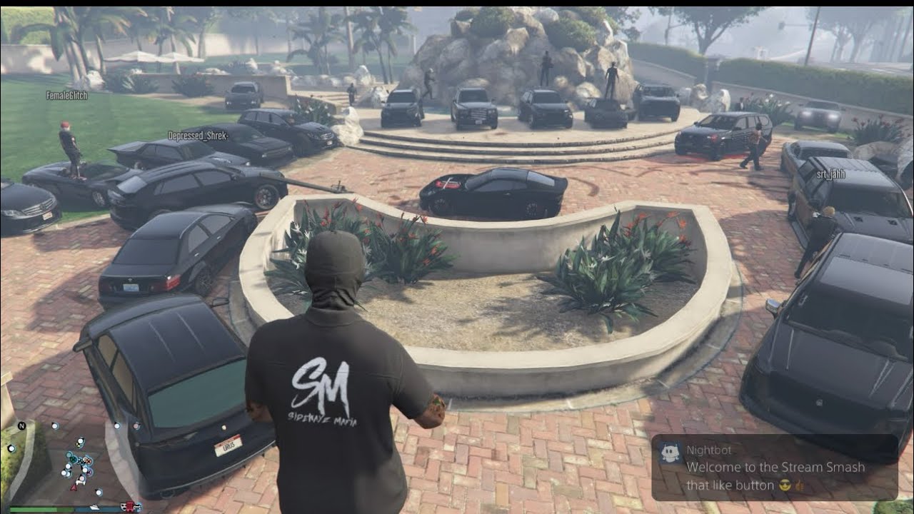 LIVE GTA5 Online Ps4 Rp Car Meets #277 - YouTube