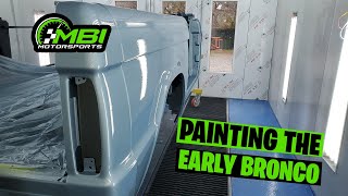 Painting and clear coating  the 1966 to 1977 Ford Bronco