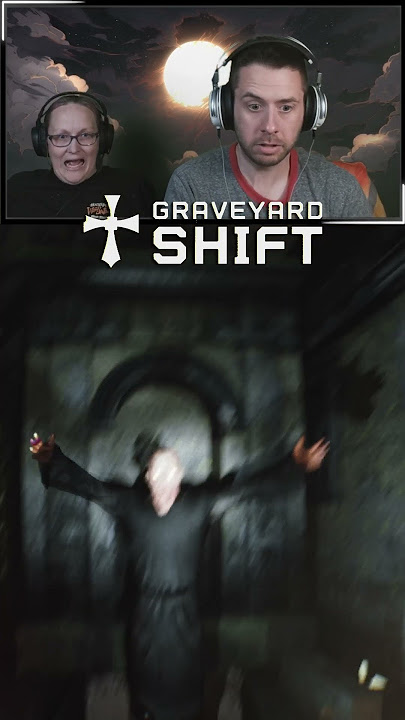 Can You Survive the Graveyard Shift? 💀 #jumpscare #cemetery #steamgame #horrorgaming #walkthrough