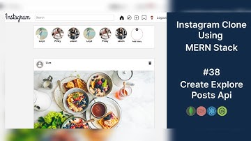 Instagram Clone Using MERN Stack | Create Api for Explore Posts and Explore Page | #38