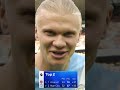Haaland really side-eyeing the camera as the full-time whistle goes 😅 #premierleague #footballti...