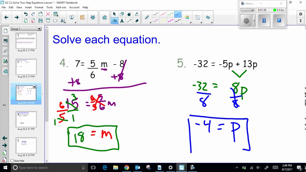 3 2 notes last half - YouTube