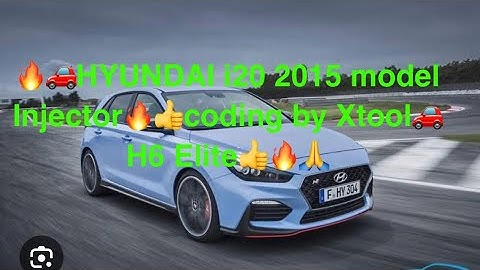 🚗🔥Hyundai i20 2015‼️👍 model injector coding🔥🚗by Xtool H6 elite👍🤟                  Fault code-P1670🙏👍