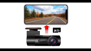 X W EI UNION Security Camera for Car Dash Cam Front Car Video Mini Dashcam(32GB SD Card Included) screenshot 4