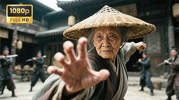 【最新武俠電影】80歲老太竟是武林至尊！一掌震飛百名強盜！#kung #武侠 #功夫