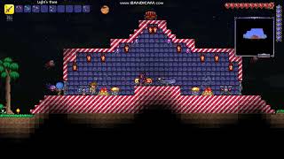 Terraria - Ancient Shadow armor set and Light's Bane Sword