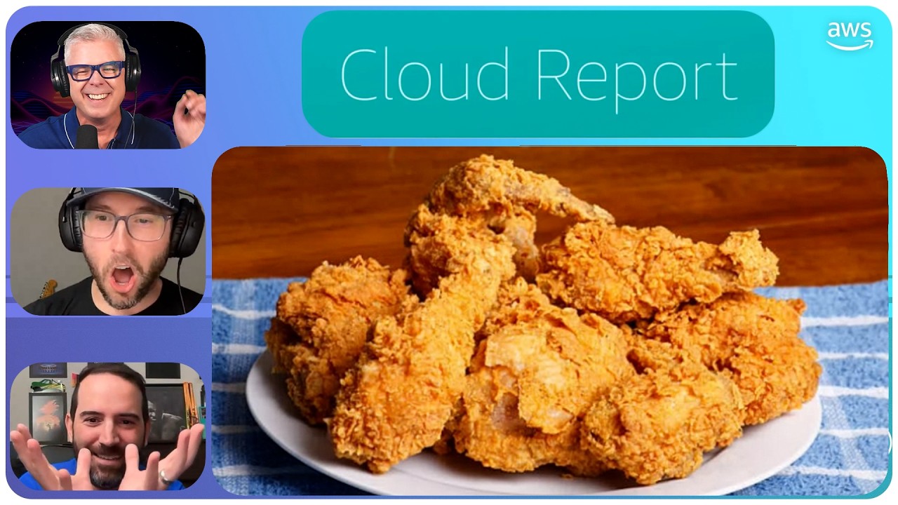 Cloud Report: We used AI to recreate our mom's chicken recipe | Amazon Web Services