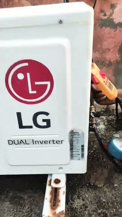 L.G split AC inverter gas charging