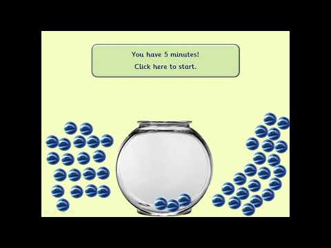 Classroom timer - fill up the marble jar!