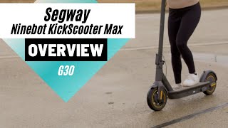 Ninebot Max G30 Electric Scooter - YouTube