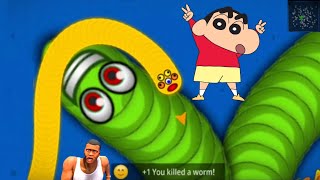 shinchan in Hindi Biggest game worms zone.io oggy wormate.io SAAM