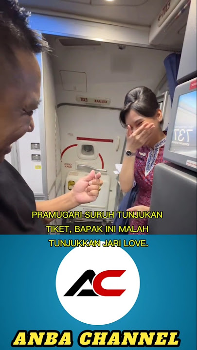 Pramugari digoda bapak-bapak #shorts #pramugari