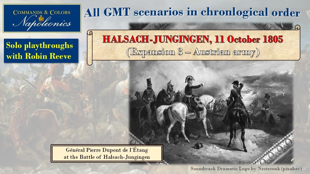 Commands and Colors Napoleonics, solo playthrough, Halsach-Jungigen, 11 october 1805