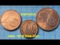 1 euro cent Spain ESPAÑA Unc - 374.558.000