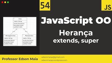 Curso de JS Aula 54 JS OO Herança, extends, super