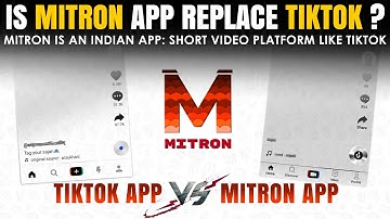 How to Download and Use Mitron App? |How to Upload video 🎥 on Mitron App? | Mitron App vs Tiktok App