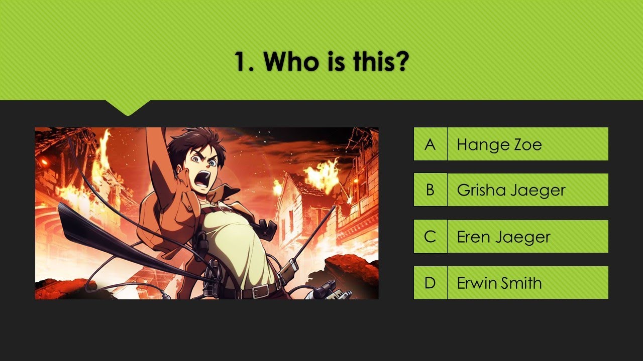 The Ultimate 100 Question Attack On Titan Quiz