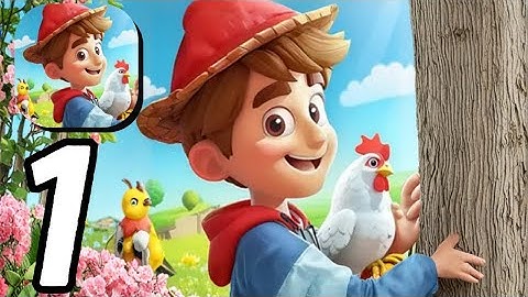 Little Farm Story - Gameplay Walkthrough Part 1 - Harvesting wheat and Tomatoes (iOS, Android)